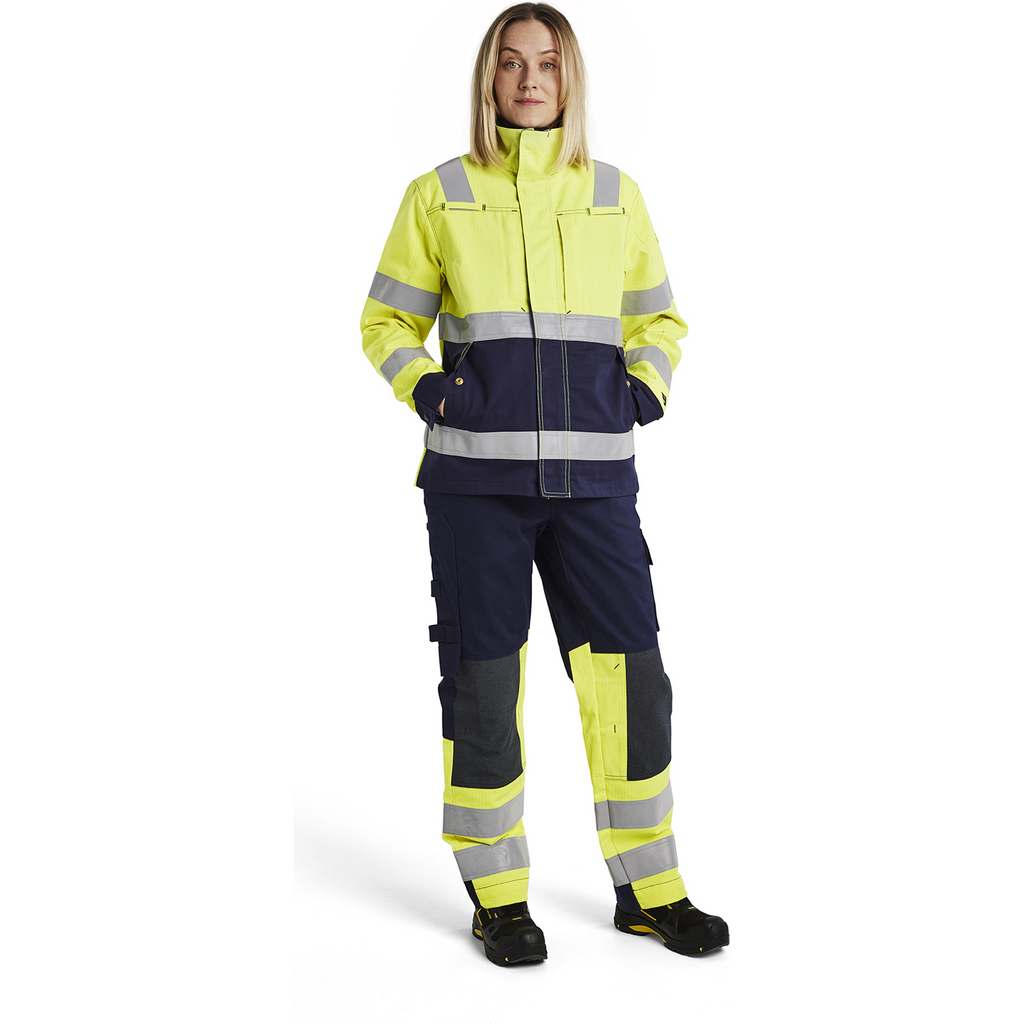 Blaklader Ladies Multi-Norm Jacket, Yellow/Navy Blue (5)