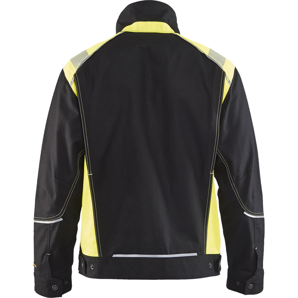 Blaklader Craftsman Jacket, Black/Yellow (4)