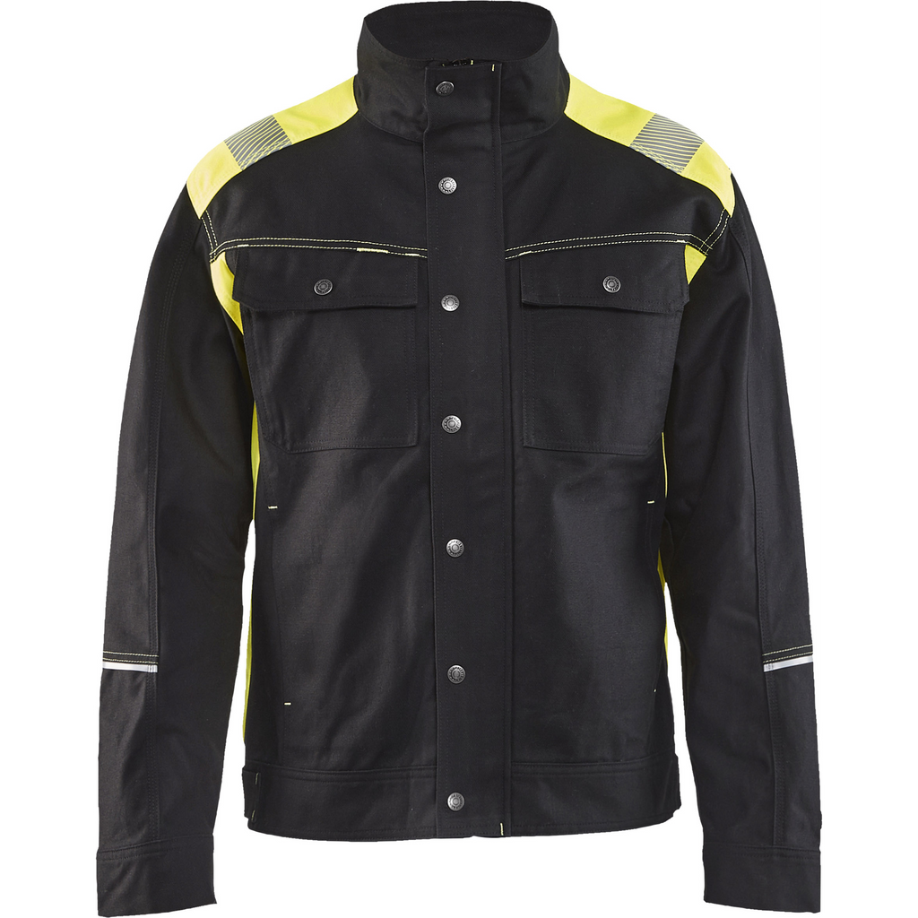 Blaklader Craftsman Jacket, Black/Yellow