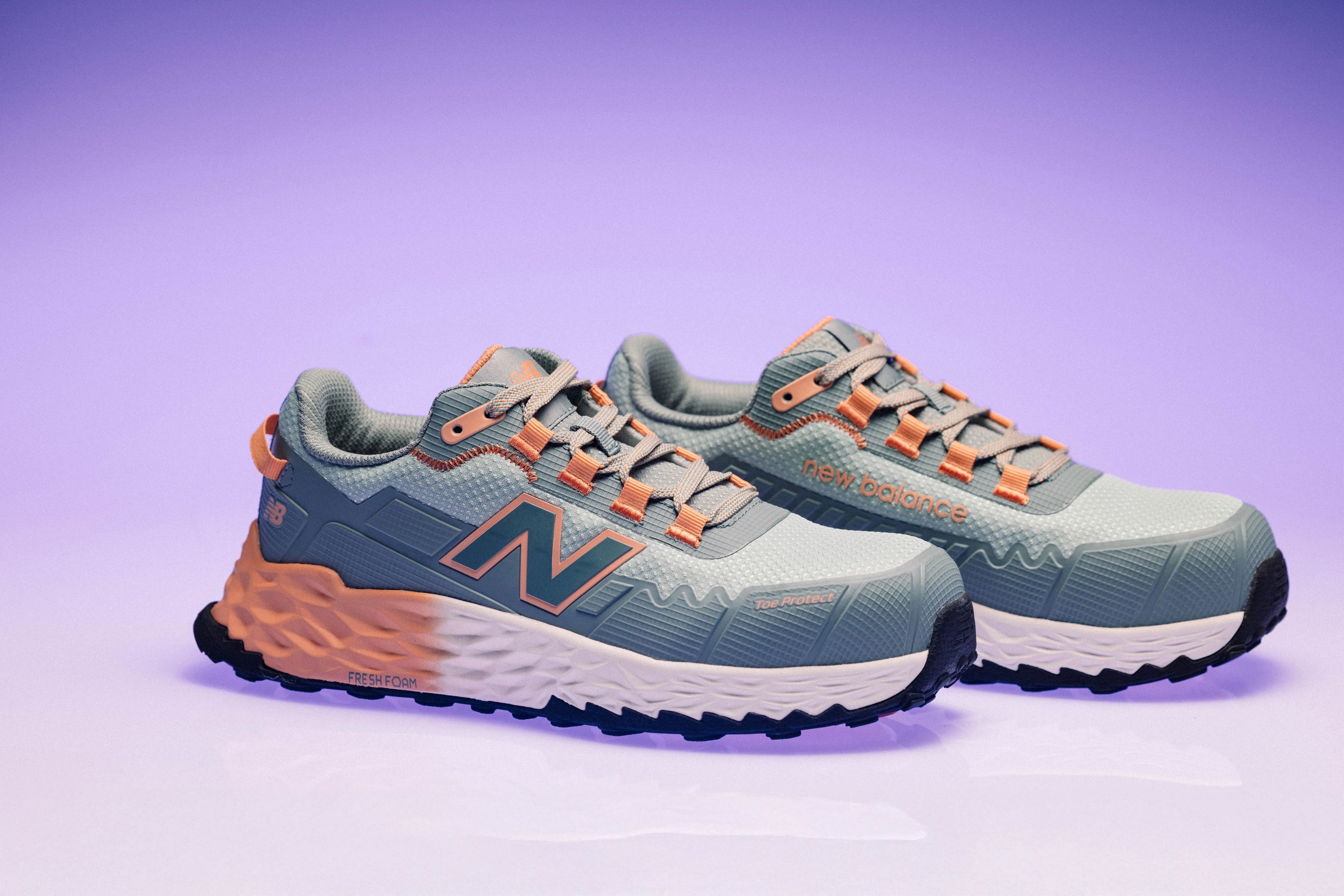 New Balance Cremorne Womens Safety shoes S3 L, aqua / pumpkin (16)