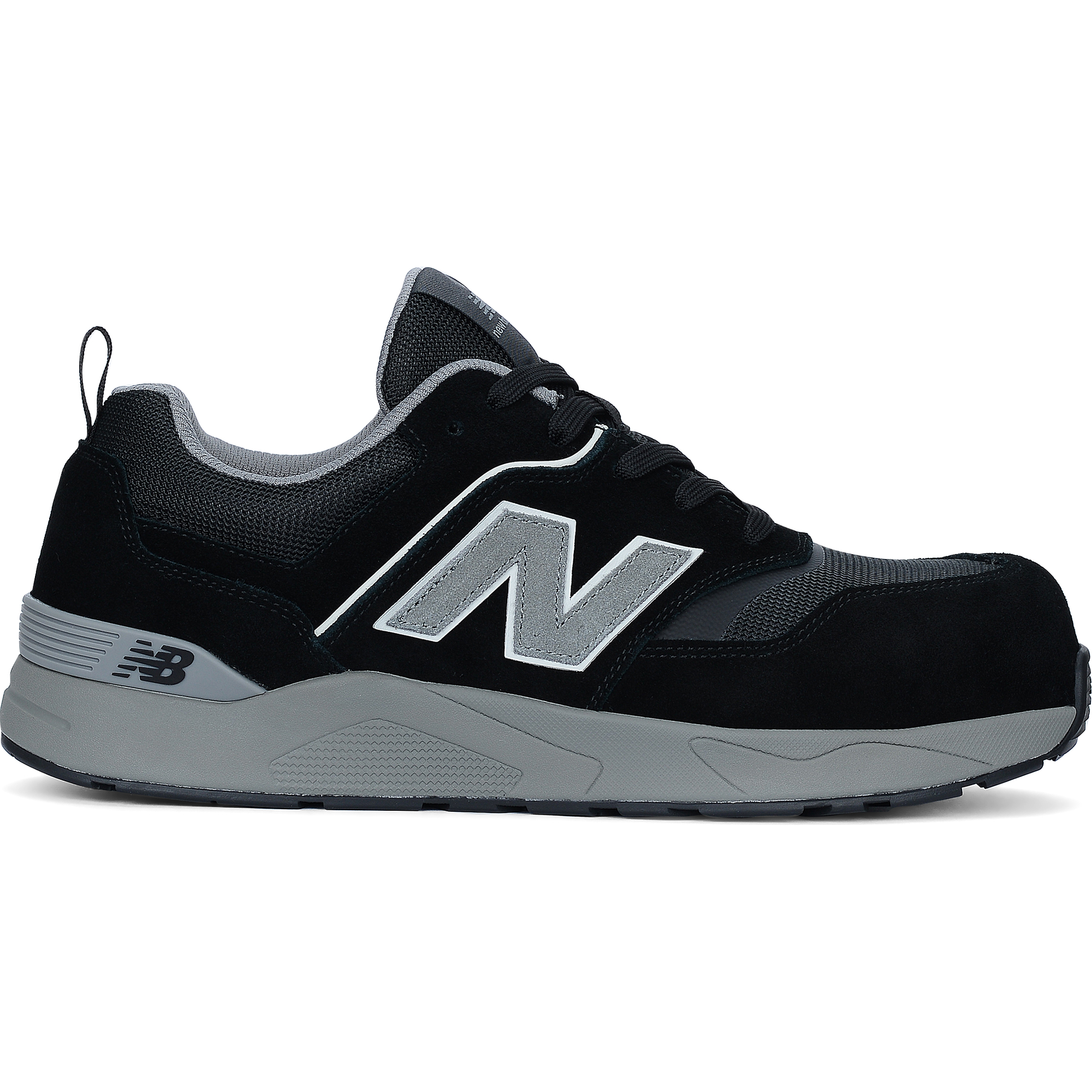 New Balance Elite Lite Mens Safety Shoes S1 PL HRO FO SC SR Black/grey (2)