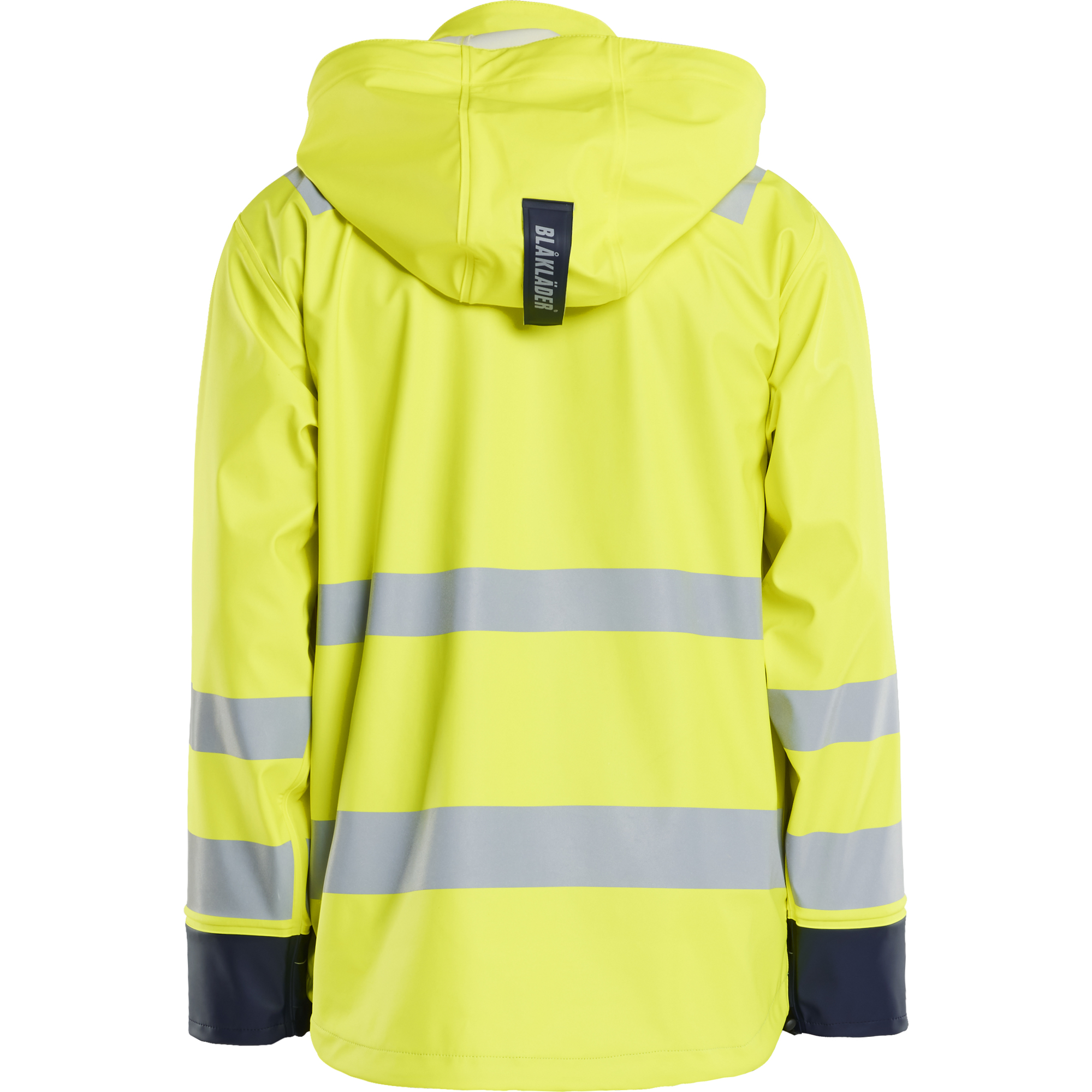 Blaklader Rain Jacket, Yellow/Navy Blue (4)