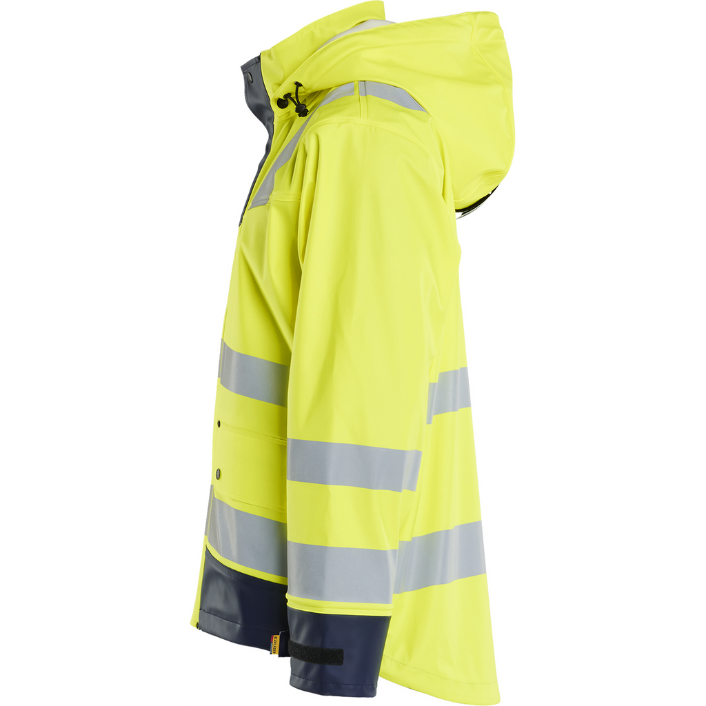 Blaklader Rain Jacket, Yellow/Navy Blue (2)