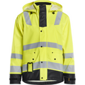 Blaklader Rain Jacket, Yellow/Black