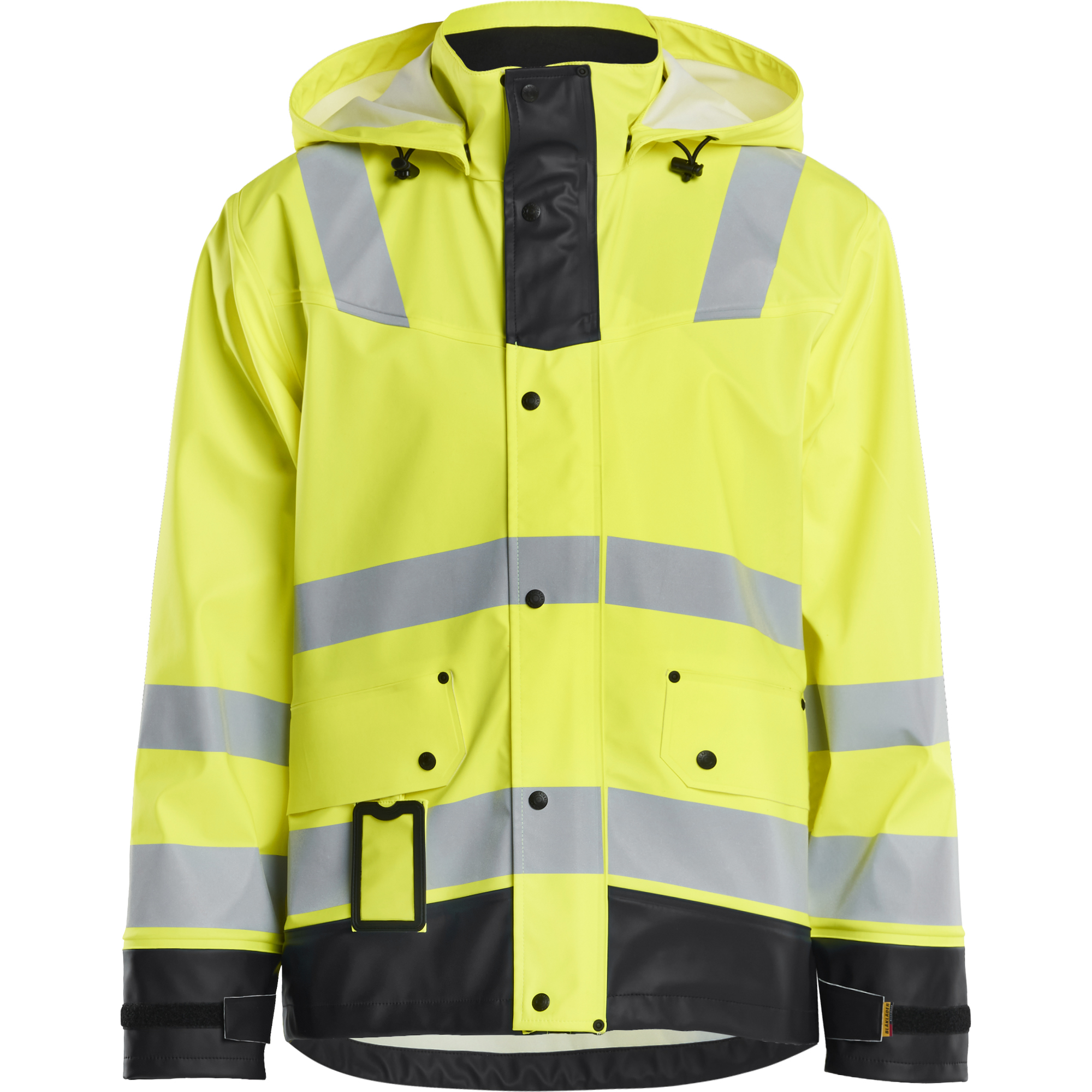 Blaklader Rain Jacket, Yellow/Black