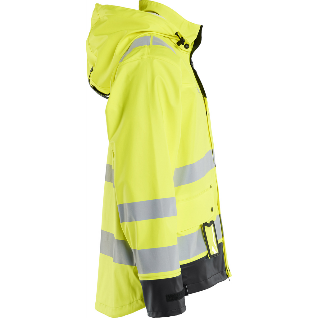 Blaklader Rain Jacket, Yellow/Black (3)