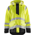 Blaklader High Vis Rain Jacket, Yellow/Black