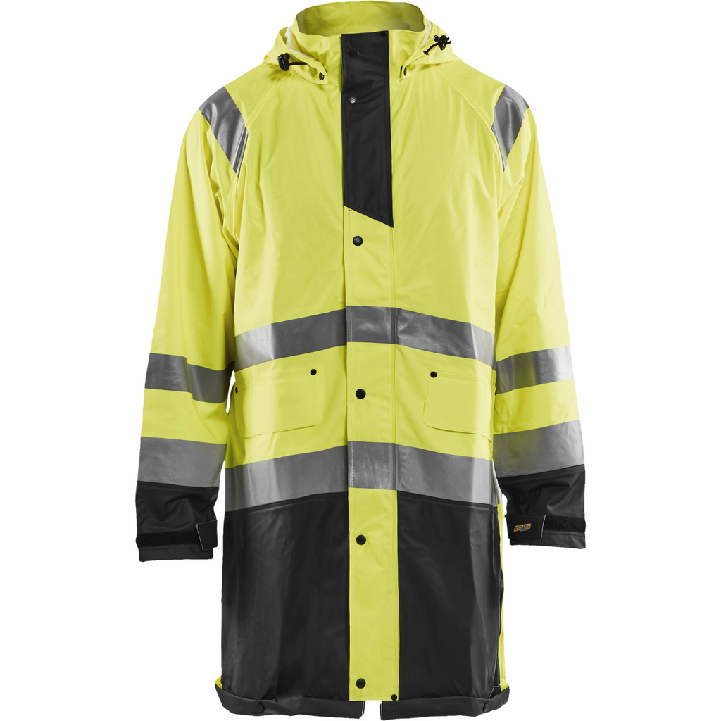 Blaklader High Vis Rain Jacket, Yellow/Black
