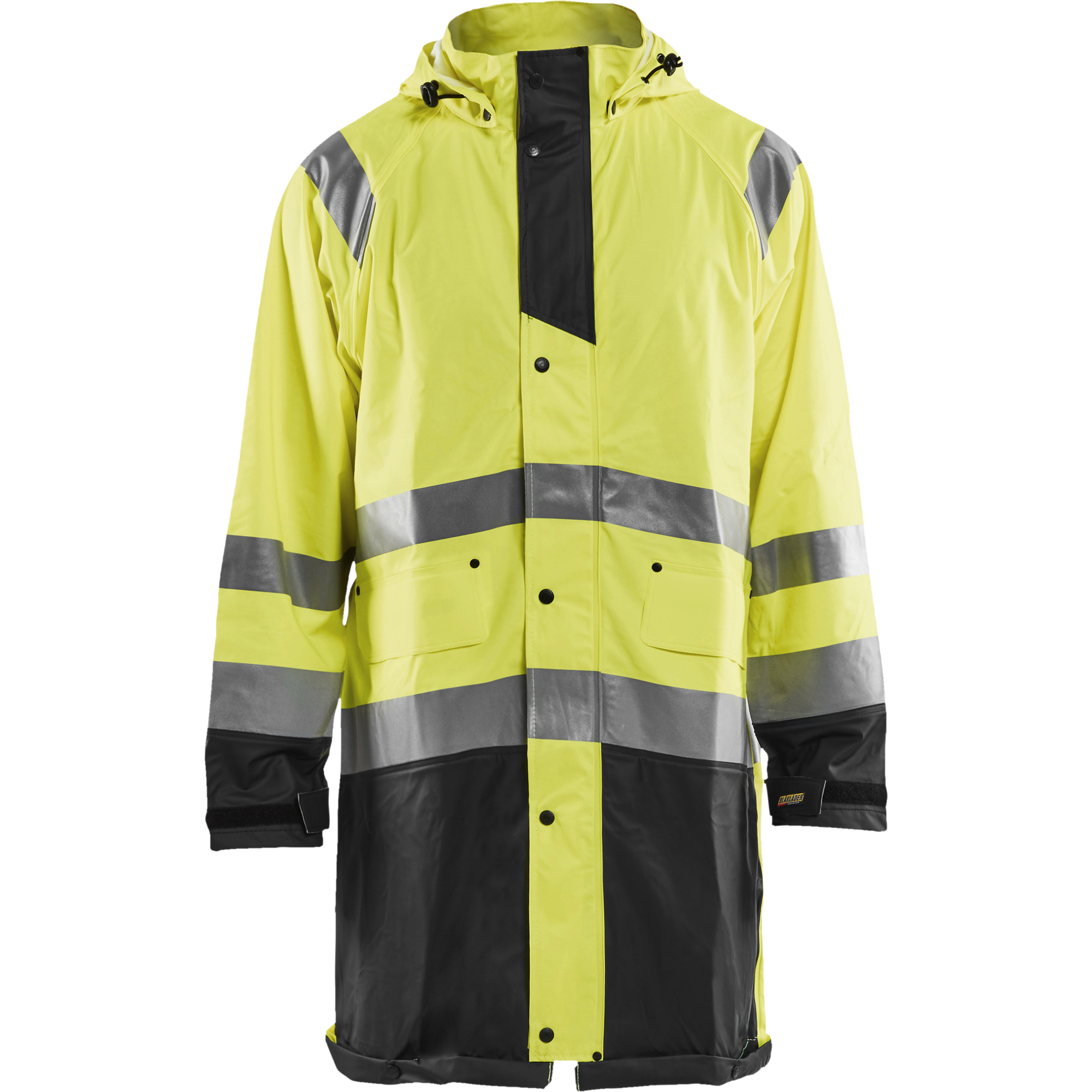 Blaklader High Vis Rain Jacket, Yellow/Black