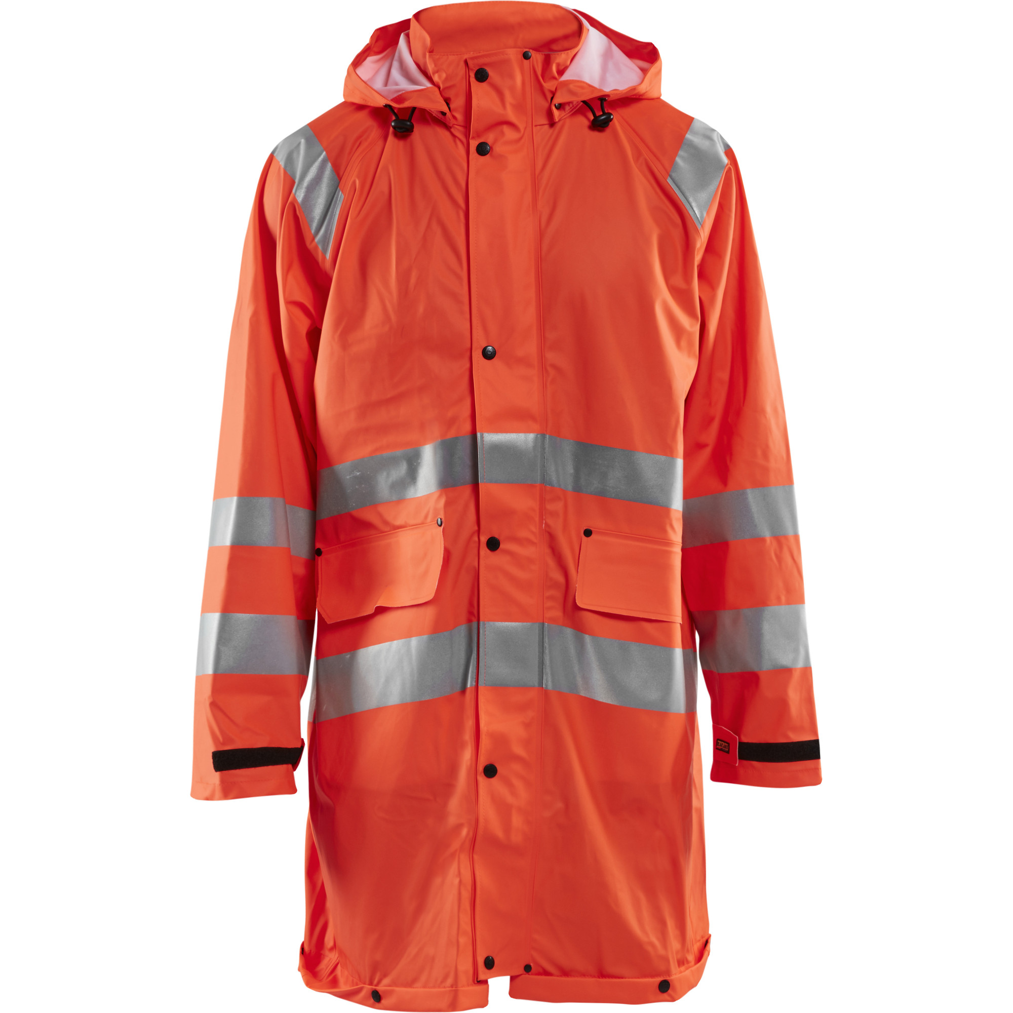 Blaklader High Vis Rain Jacket, Orange