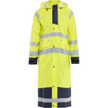 Blaklader High Vis Raincoat, Yellow/Navy
