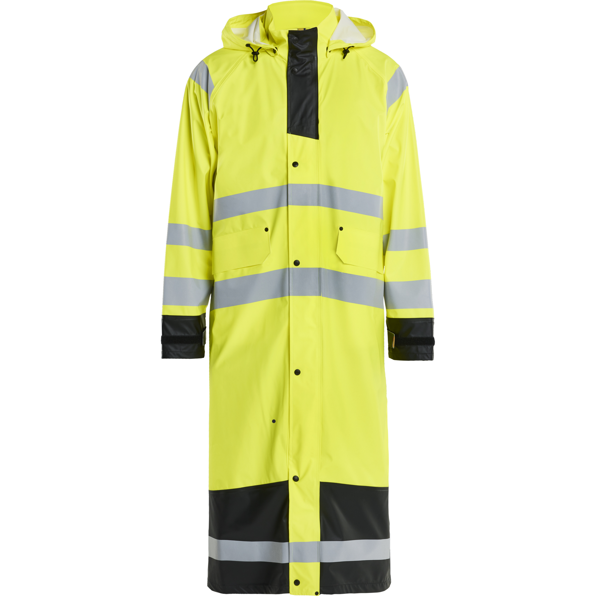 Blaklader High Vis Raincoat, Yellow/Black