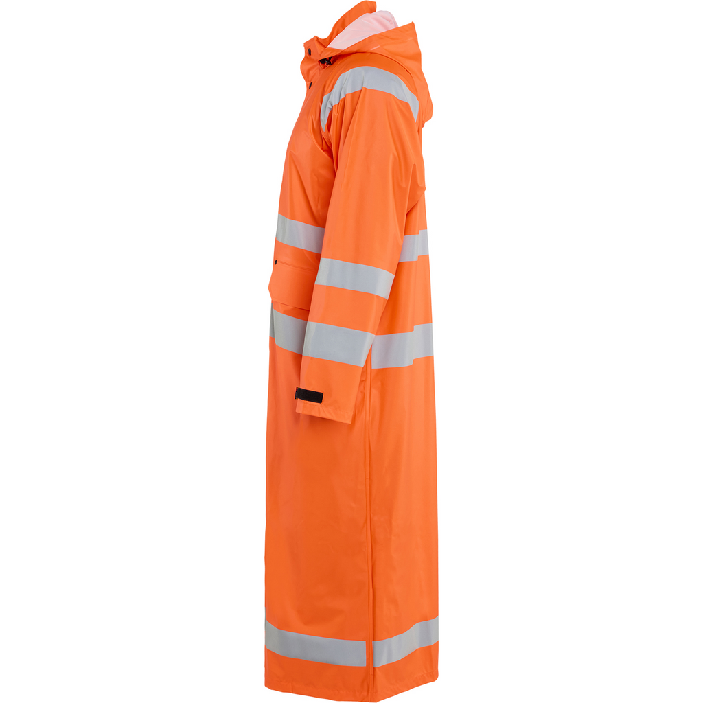 Blaklader High Vis Raincoat, Orange (3)