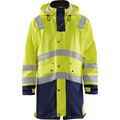 Blaklader High Vis Raincoat, Yellow/Navy