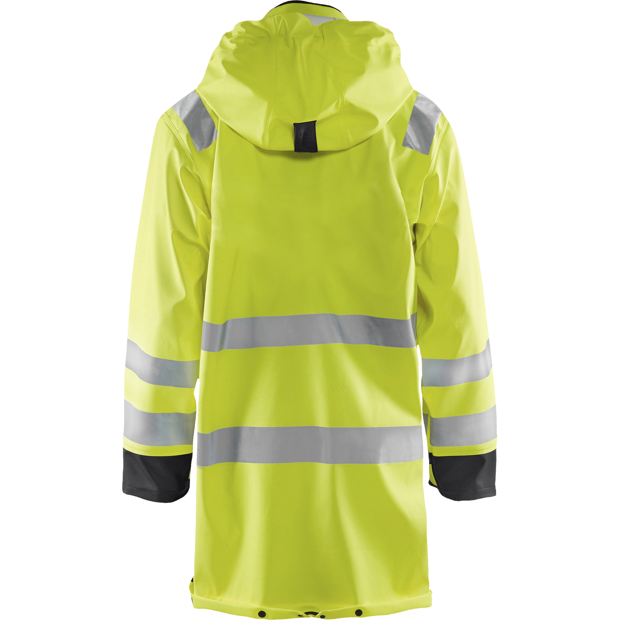 Blaklader High Vis Raincoat, Yellow/Black (4)