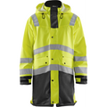 Blaklader High Vis Raincoat, Yellow/Black