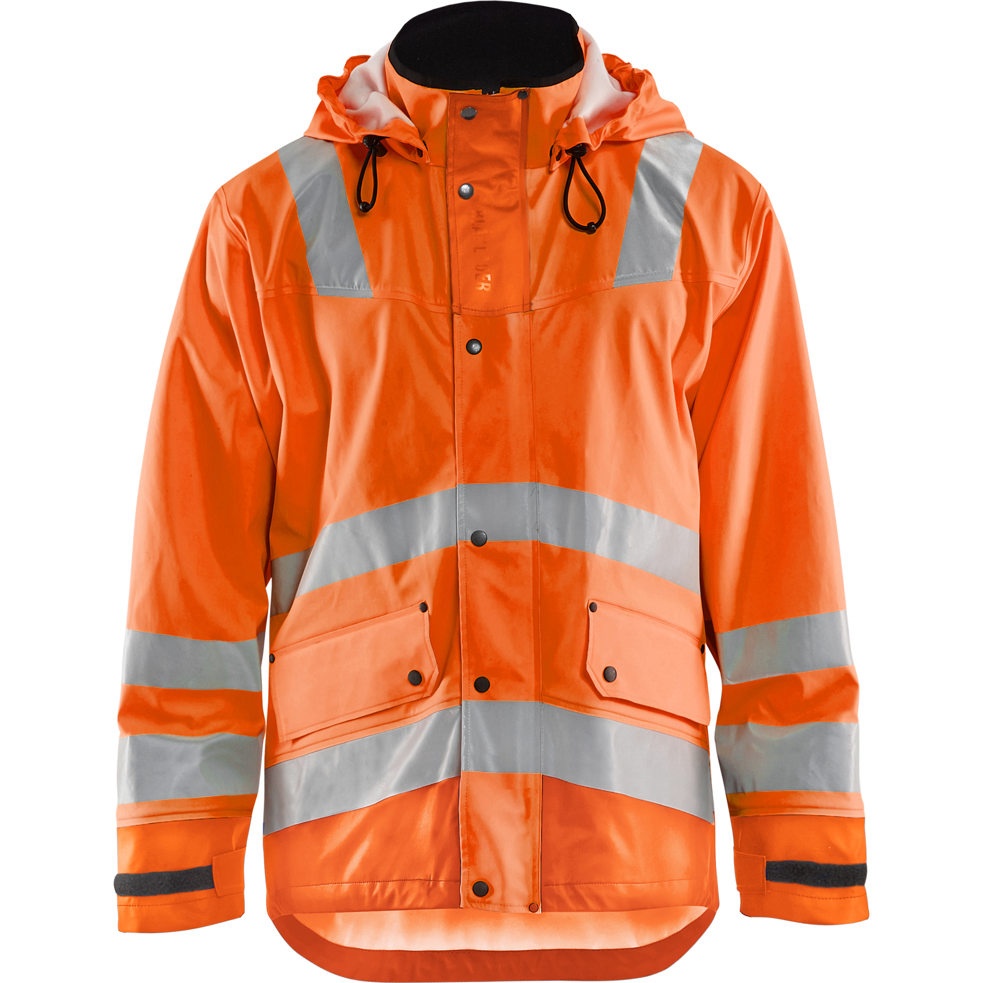 Blaklader High Vis Rain Jacket, Orange