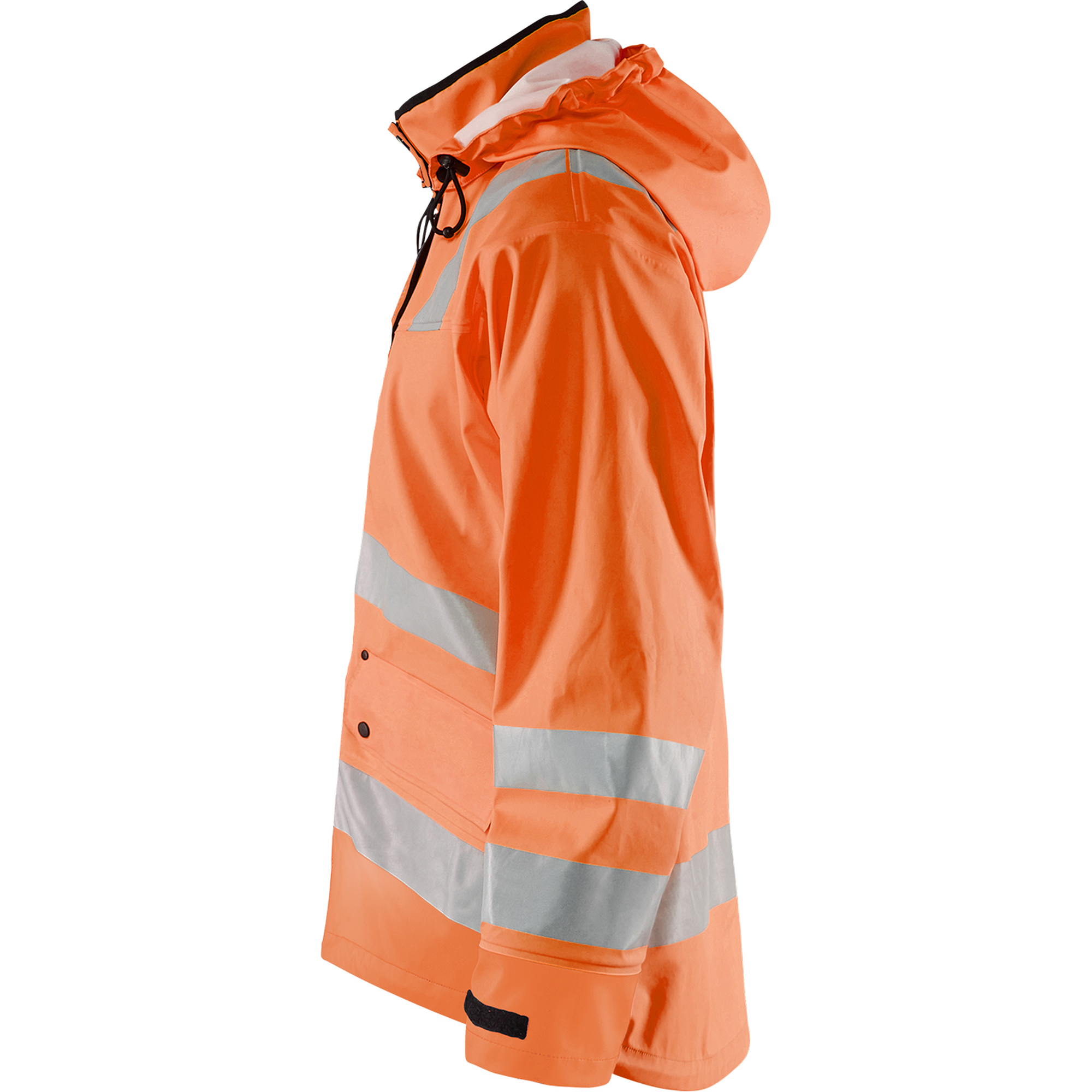 Blaklader High Vis Rain Jacket, Orange (3)