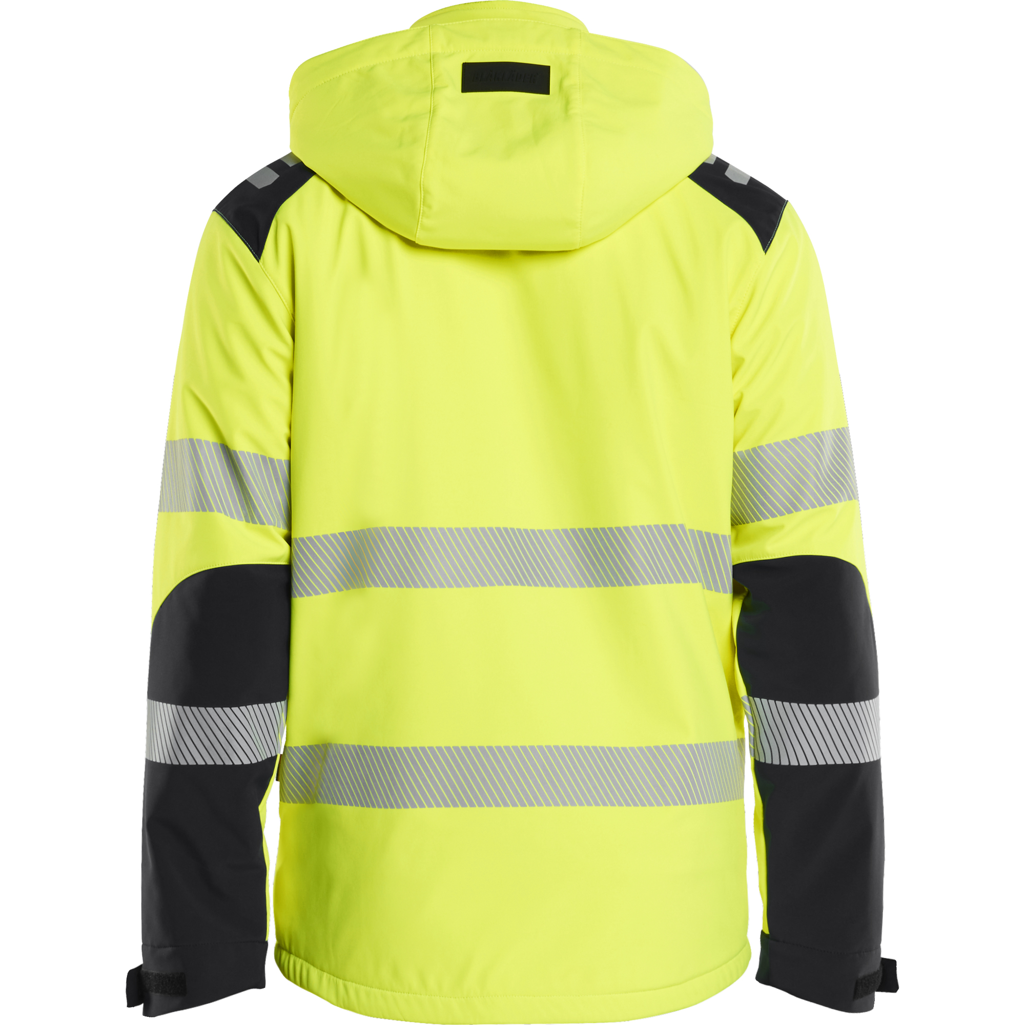 Blaklader High Vis Lined Lightweight Softshell Winter Jacket, Yellow/Black (4)