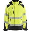 Blaklader High Vis Lined Lightweight Softshell Winter Jacket, Yellow/Black