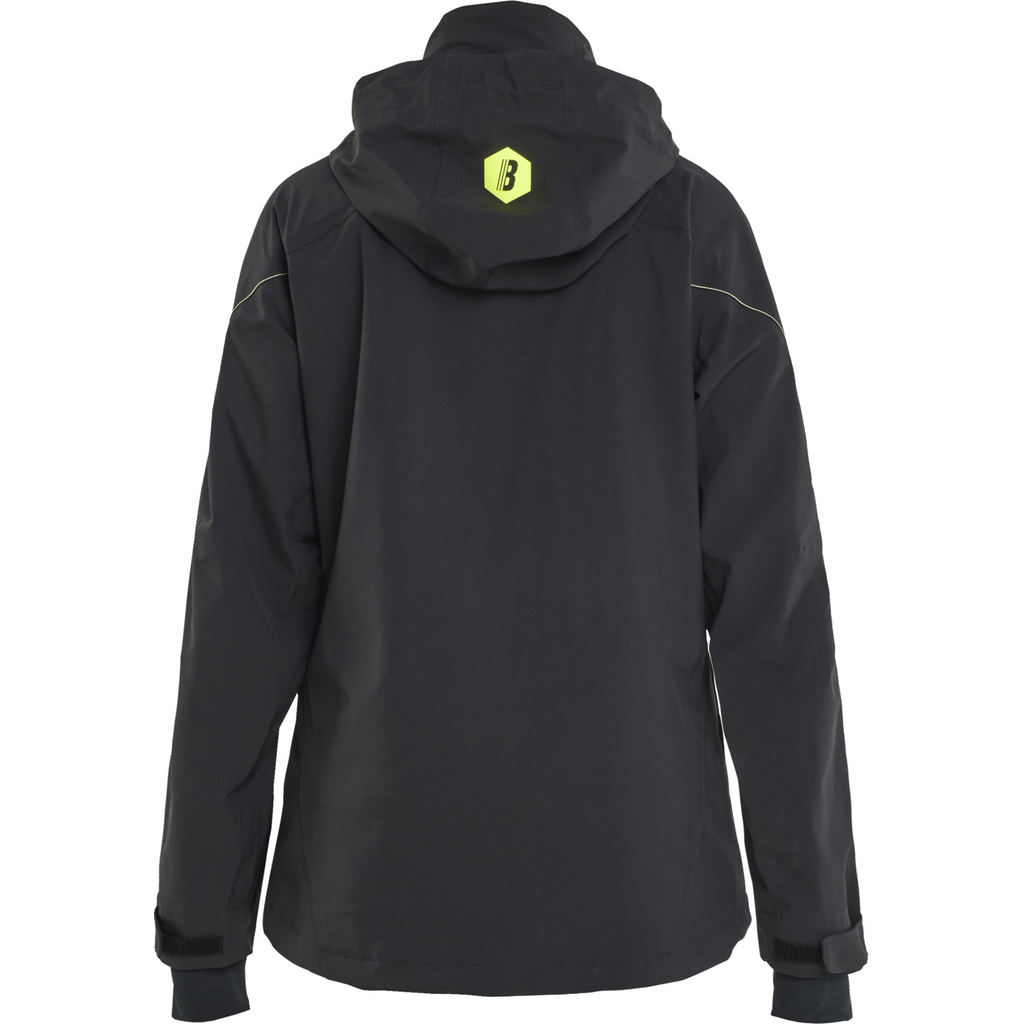 Blaklader Ladies Stretch Shell Jacket, Black/Yellow (4)