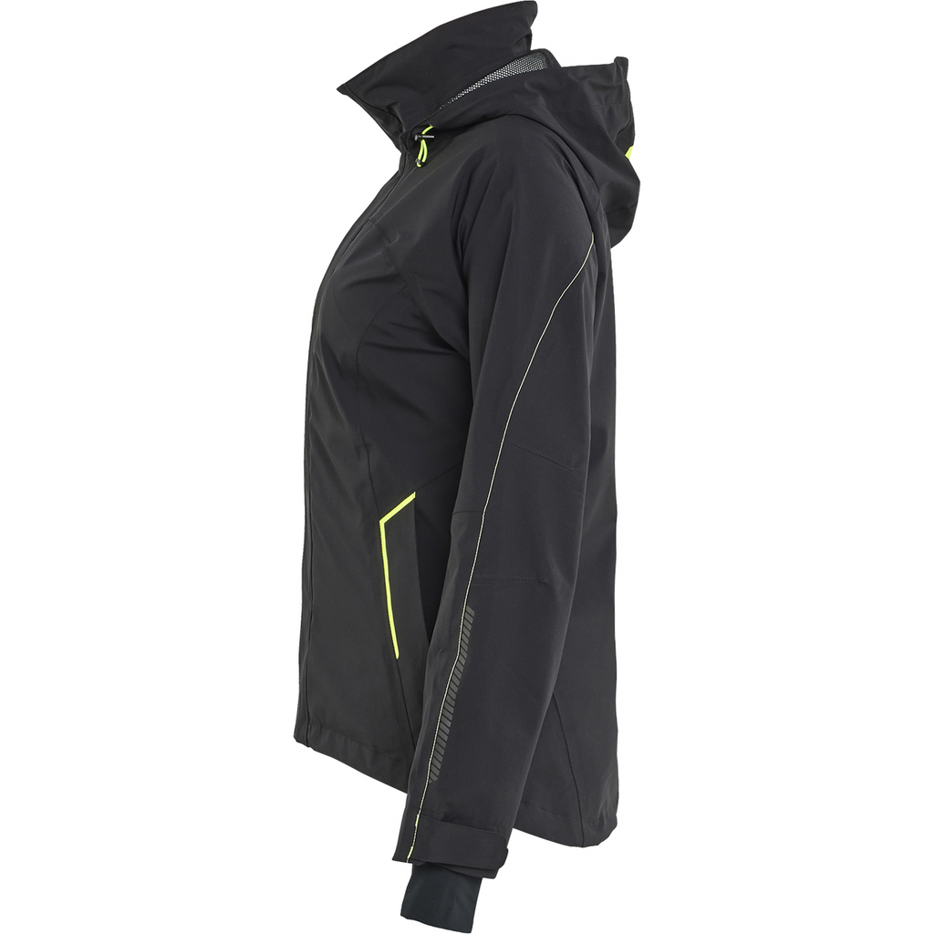 Blaklader Ladies Stretch Shell Jacket, Black/Yellow (3)