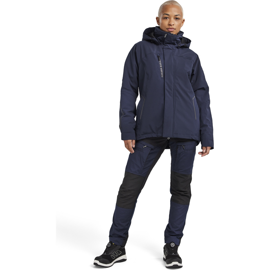 Blaklader Ladies Lined Lightweight Stretch Winter Jacket, Dark Navy/Black (5)