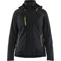 Blaklader Ladies' Lined Lightweight Stretch Winter Jacket, Black/Yellow