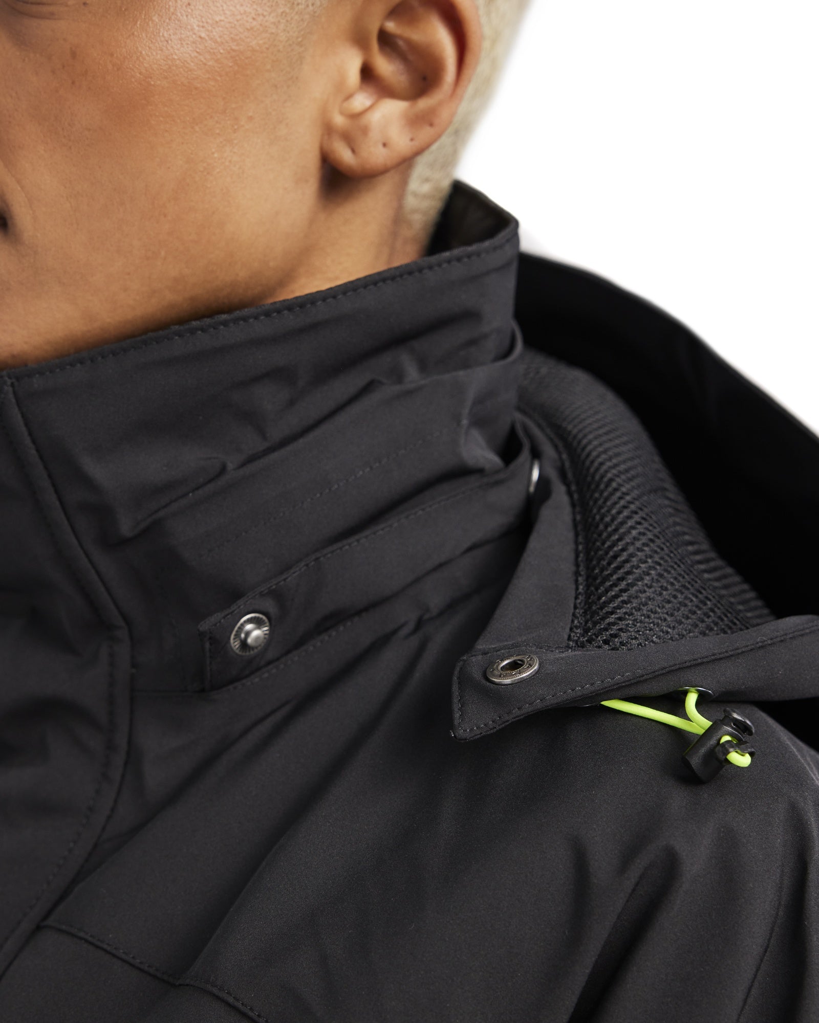 Blaklader Ladies' Lined Lightweight Stretch Winter Jacket, Black/Yellow (7)