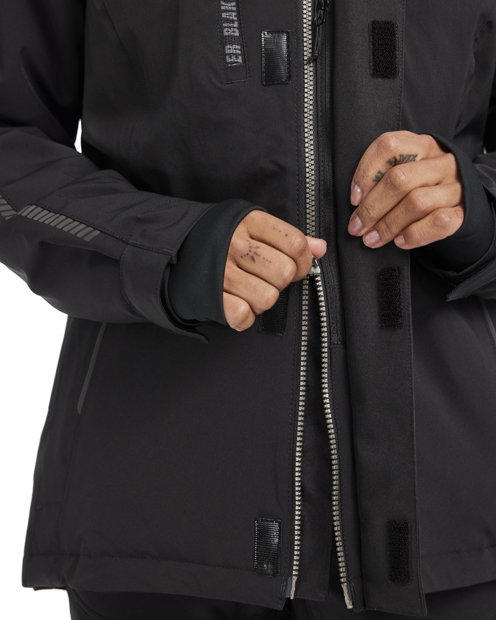 Blaklader Women's Lined Lightweight Stretch Winter Jacket, Black/Black (8)