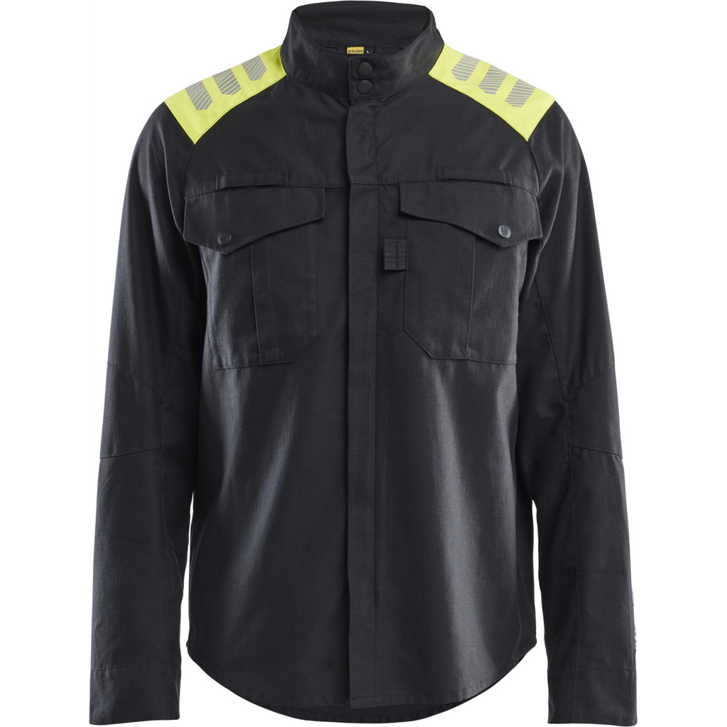 Blaklader Overshirt, Black/Yellow