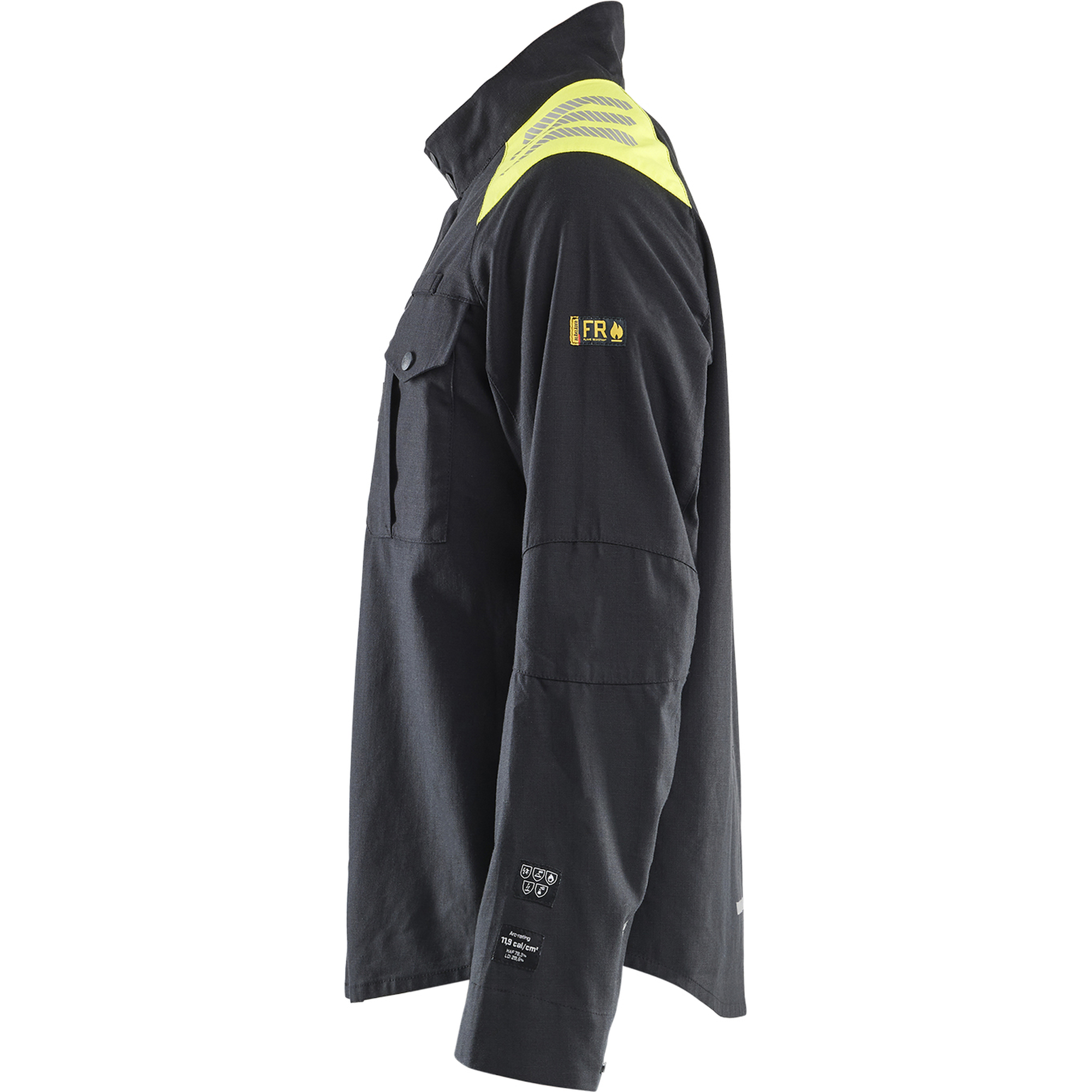 Blaklader Overshirt, Black/Yellow (3)