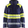 Blaklader High Vis Shell Jacket, Navy Blue/ Yellow