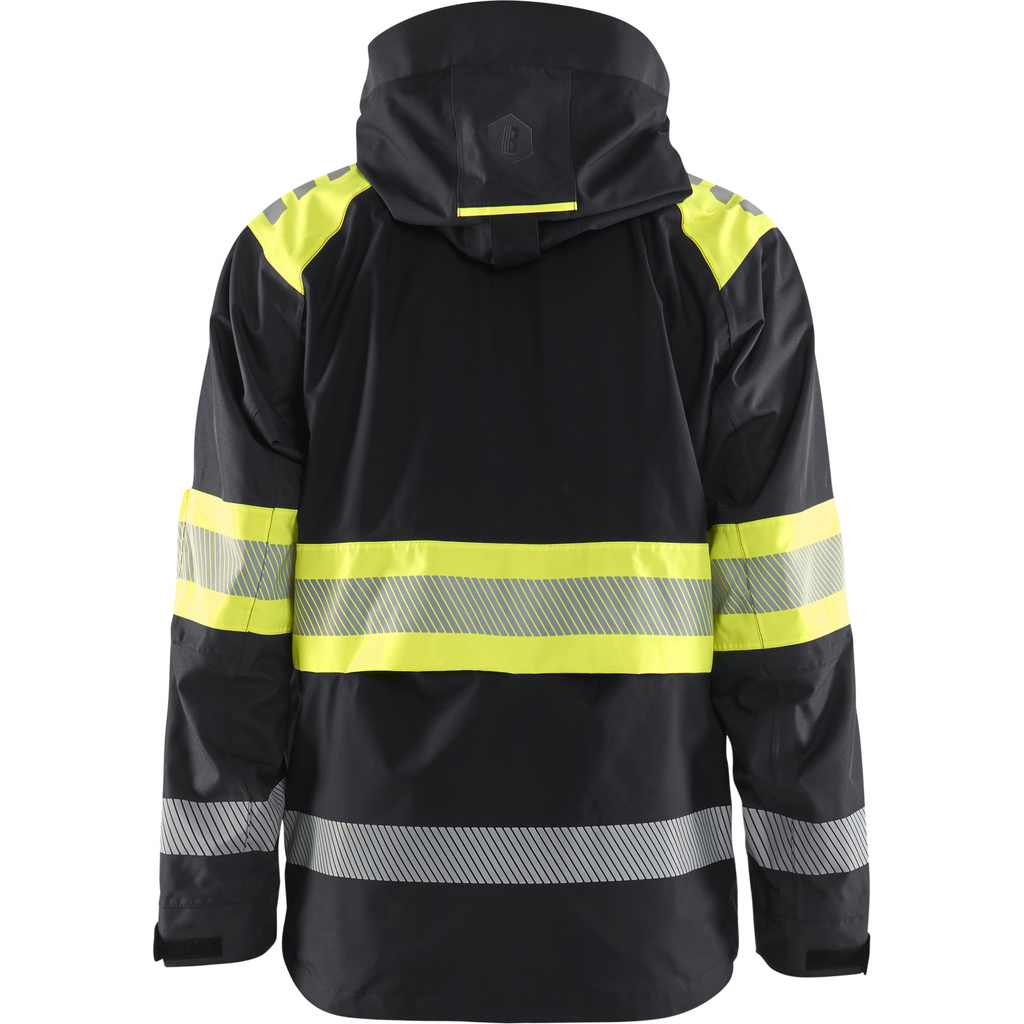 Blaklader High Vis Shell Jacket, Black/Yellow (4)