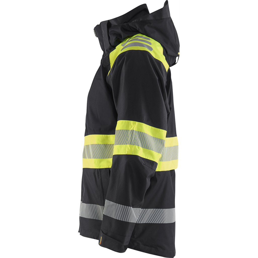 Blaklader High Vis Shell Jacket, Black/Yellow (3)