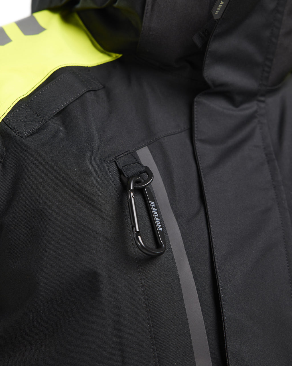 Blaklader High Vis Shell Jacket, Black/Yellow (6)