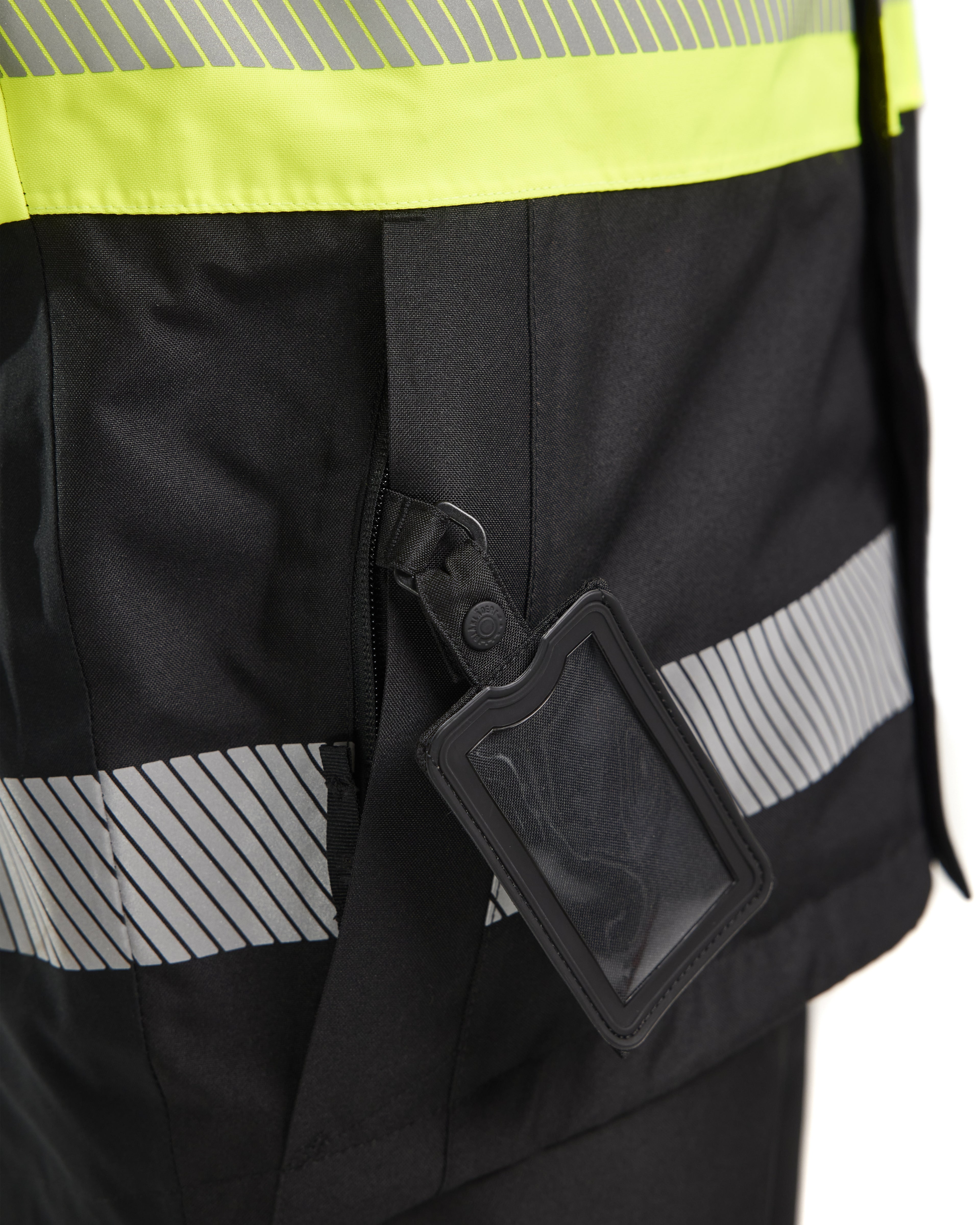 Blaklader High Vis Shell Jacket, Black/Yellow (7)