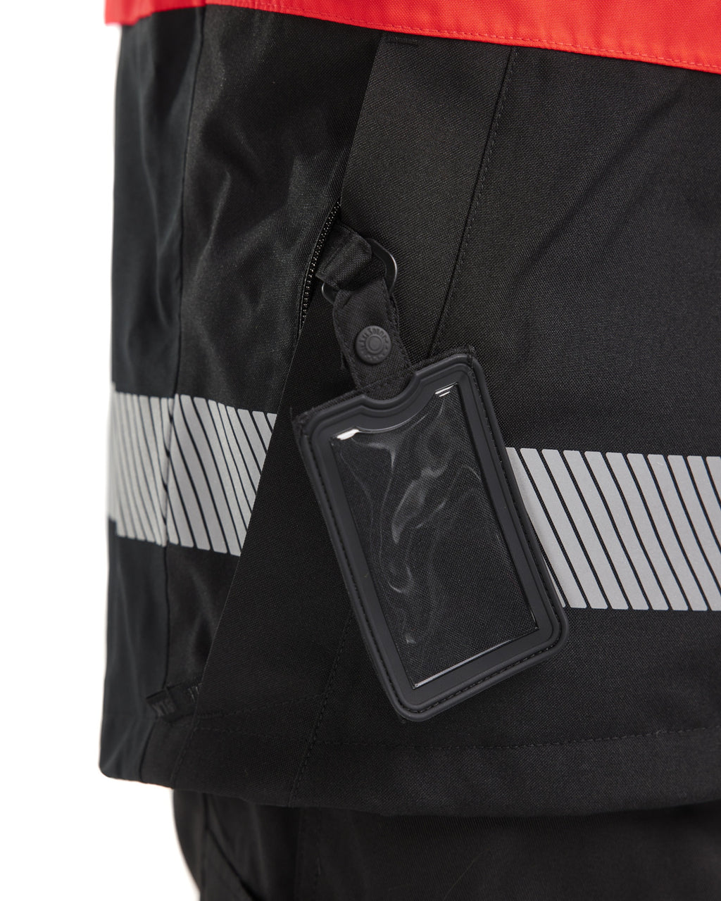 Blaklader High Vis Shell Jacket, Black/High Vis Red (7)