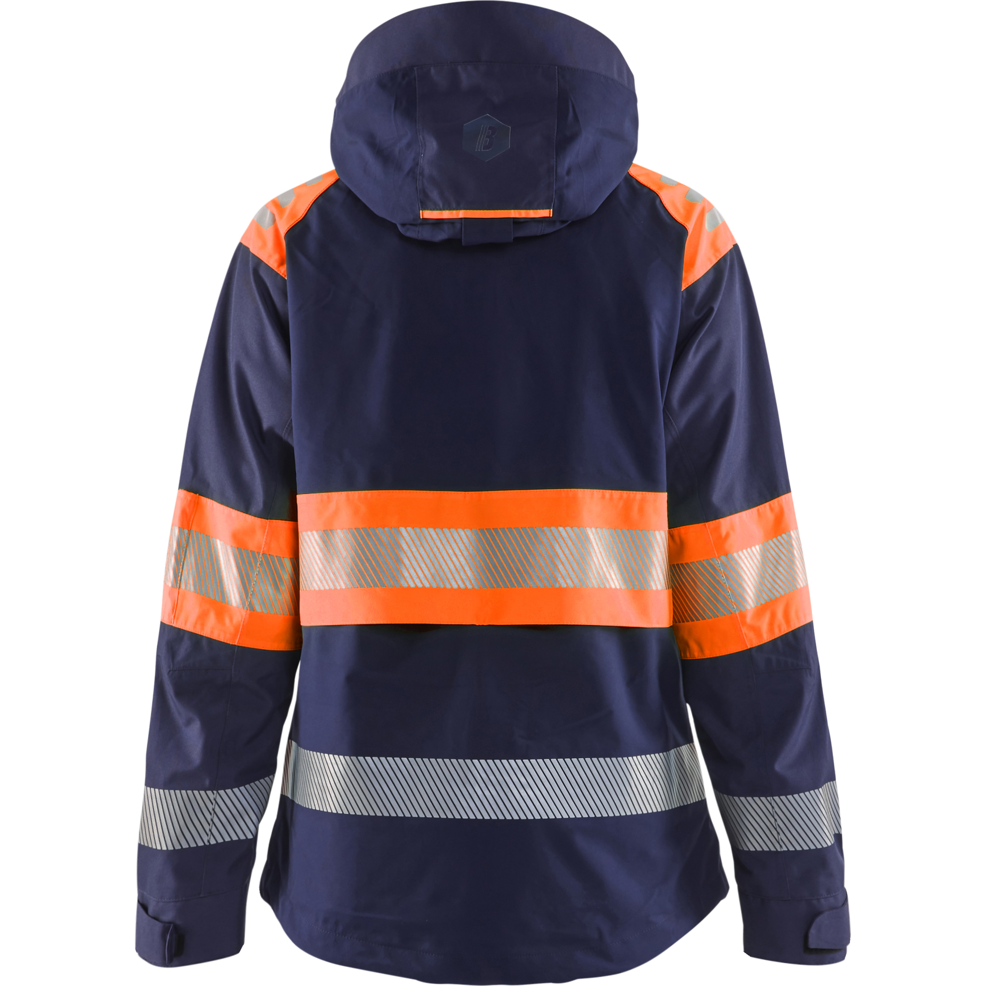 Blaklader High Vis Ladies Shell Jacket, Navy Blue/Orange (4)