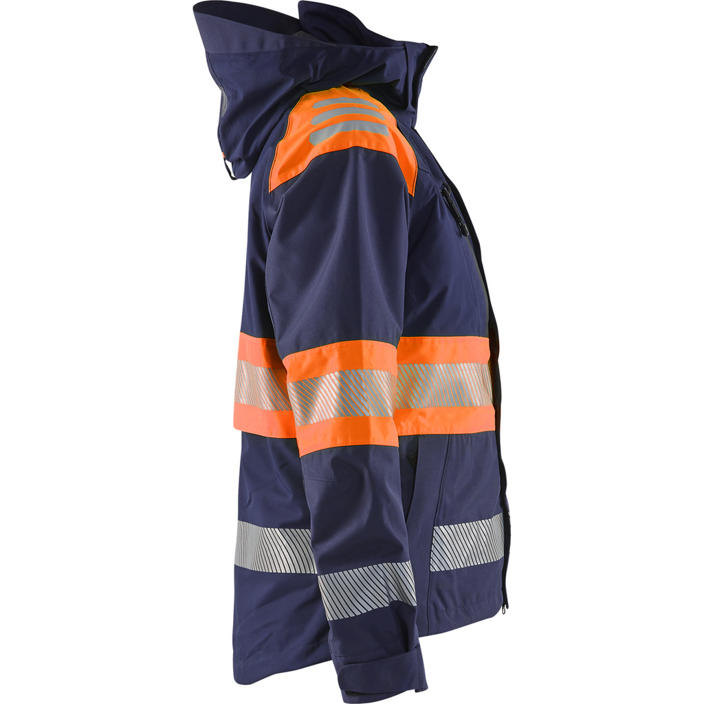Blaklader High Vis Ladies Shell Jacket, Navy Blue/Orange (2)