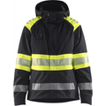 Blaklader High Vis Ladies Shell Jacket, Black/Yellow