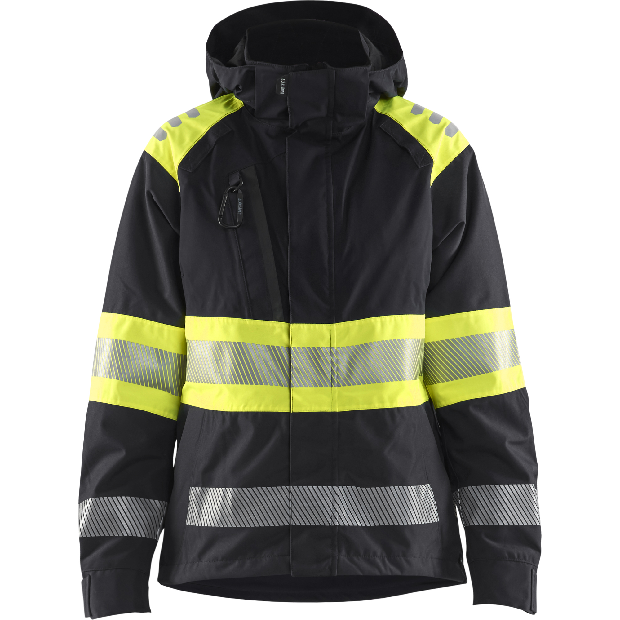 Blaklader High Vis Ladies Shell Jacket, Black/Yellow