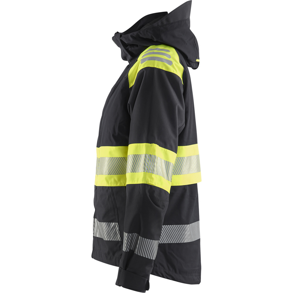 Blaklader High Vis Ladies Shell Jacket, Black/Yellow (3)