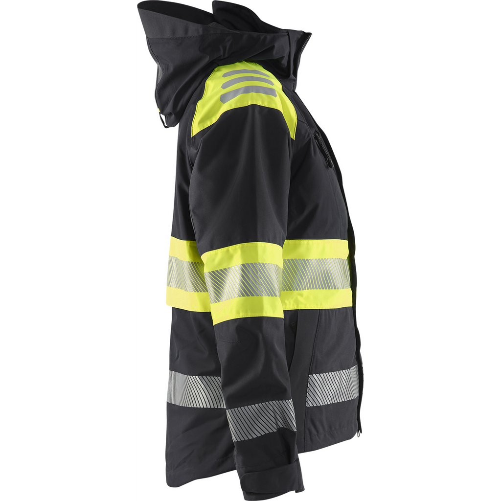 Blaklader High Vis Ladies Shell Jacket, Black/Yellow (2)