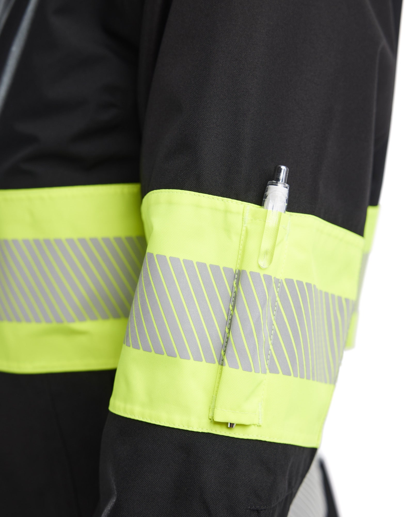 Blaklader High Vis Ladies Shell Jacket, Black/Yellow (6)