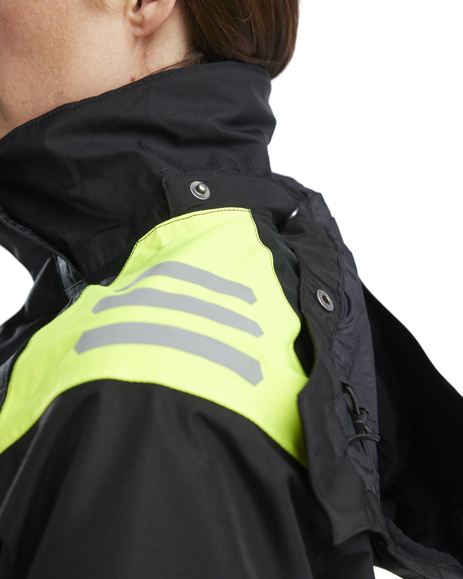 Blaklader High Vis Ladies Shell Jacket, Black/Yellow (9)
