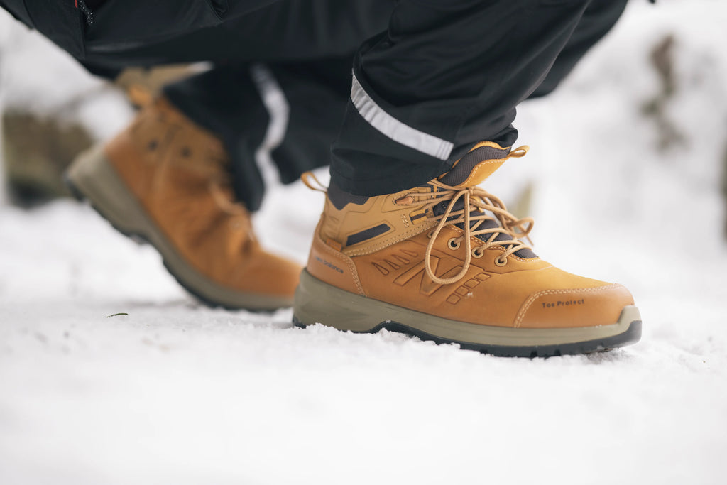 New Balance Calibre Safety Boots S3L FO HRO SR SC Wheat Width 2E (5)