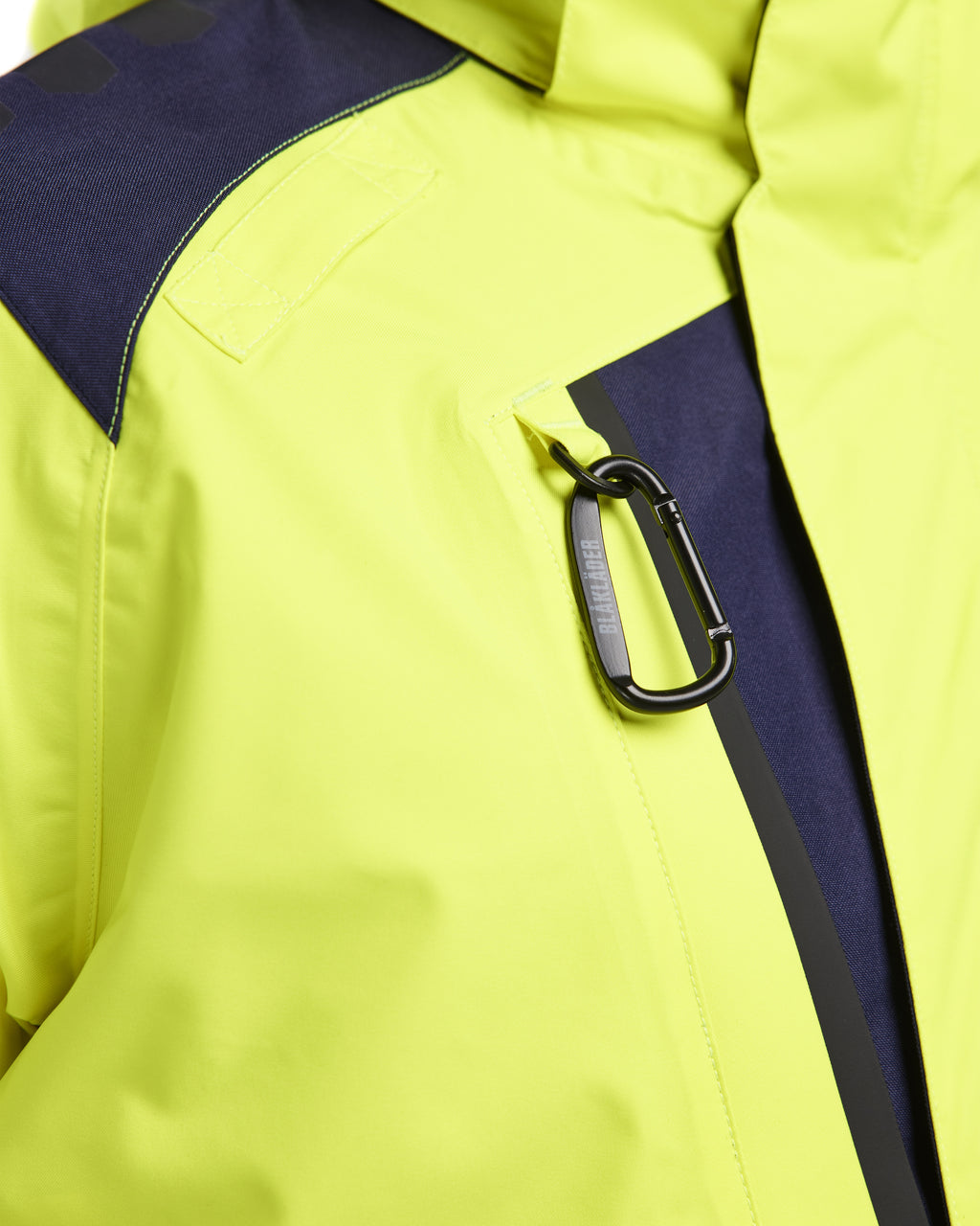Blaklader High Vis Shell Jacket, Yellow/Navy Blue (7)