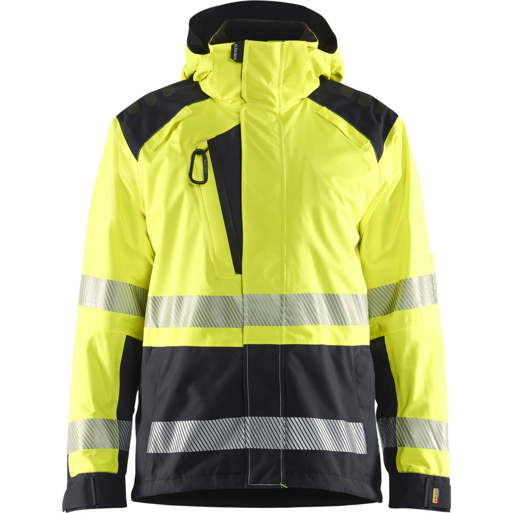 Blaklader High Vis Shell Jacket, Yellow/Black