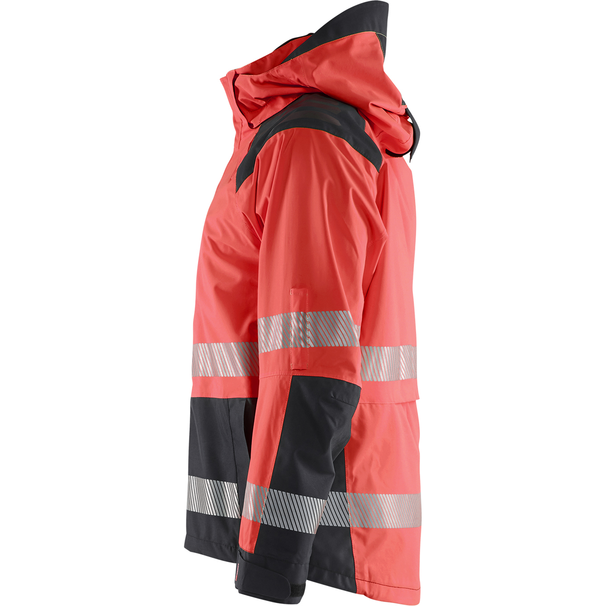 Blaklader High Vis Shell Jacket, Red/Black (3)